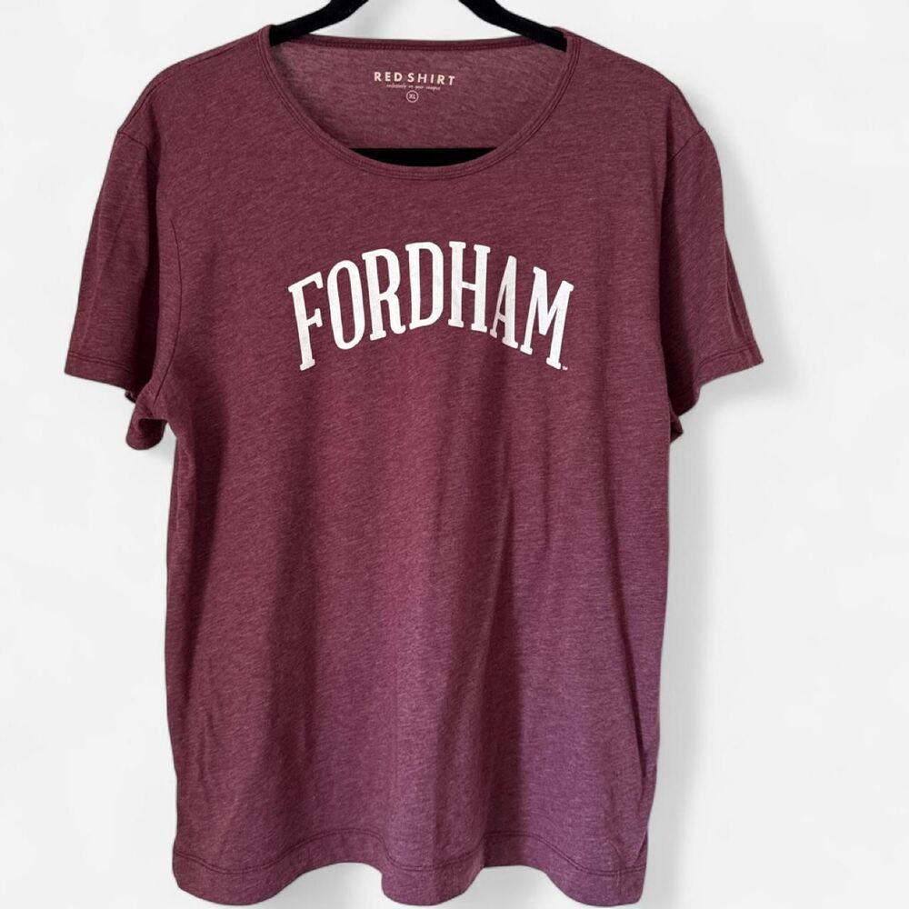 Women's Fordham University Burgundy and Red T-shirt